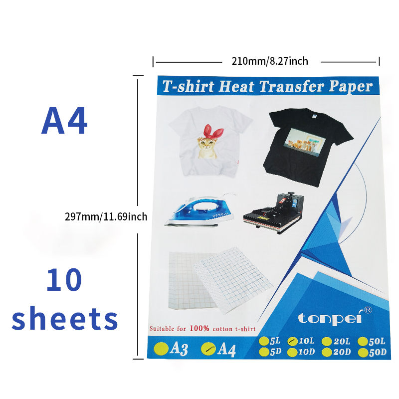 10 Sheets Inkjet Heat Transfer - White Toner Transfer Paper review and price