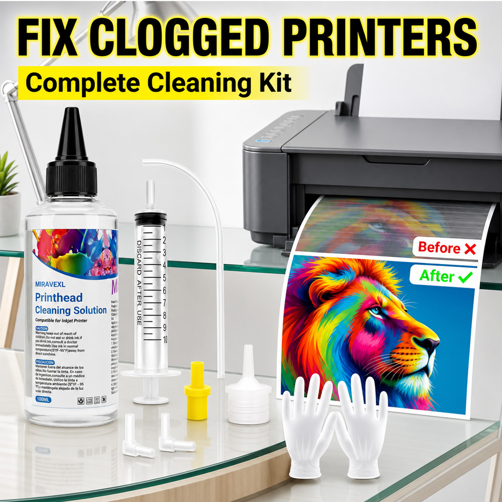 MIRAVEXL Printhead Cleaning So - Sublimation Ink 100Ml review and price