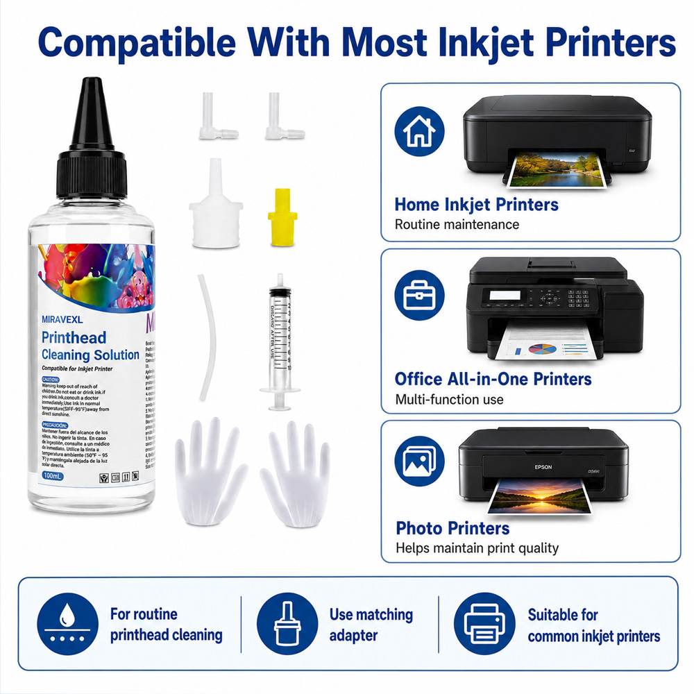 MIRAVEXL Printhead Cleaning So - Sublimation Ink 100Ml review and price