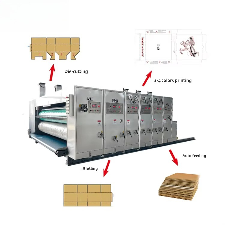 Automatic 4 Color Cartoning Pr - Die Cutting Machine review and price