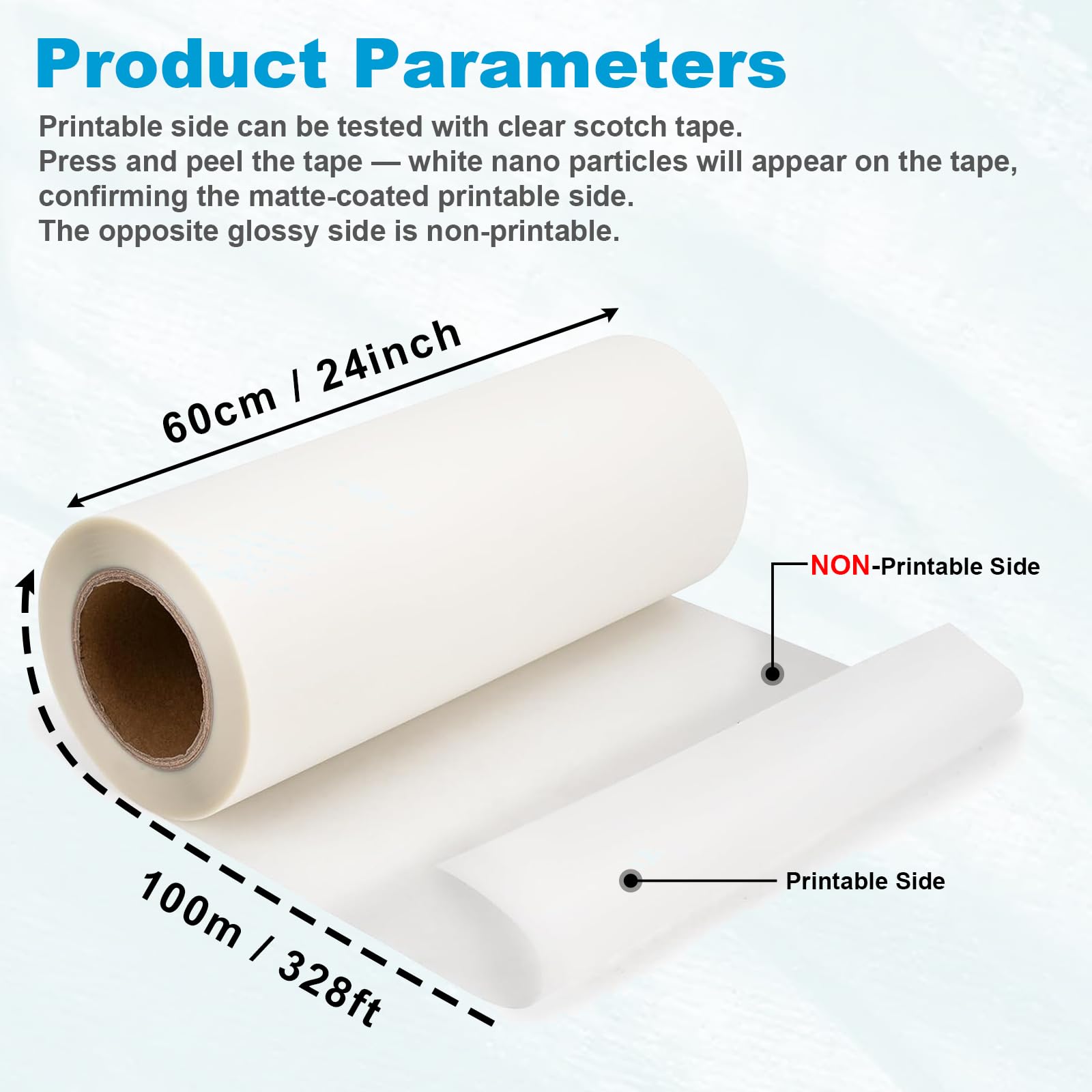 DTF Transfer Film Rolls 24in×3 - Commercial Printing On Fabric review and price