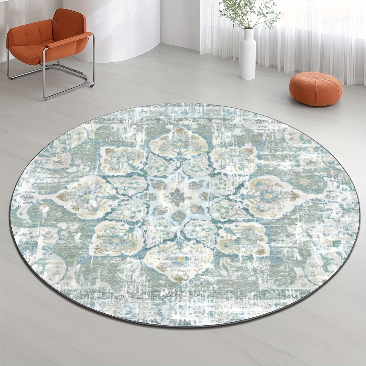 Abstract mottled round floor r - Hall Commercial Printing review and price