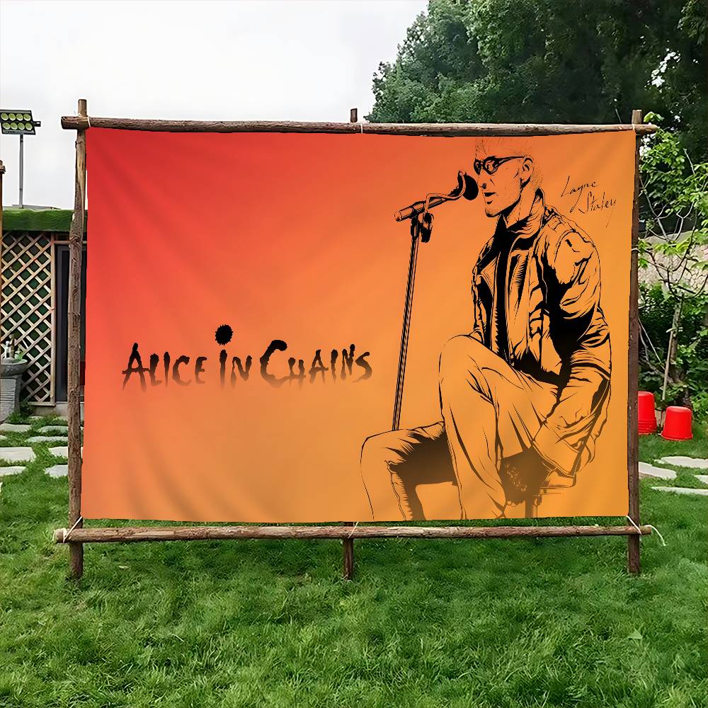 Retro Music Alice In Chains Ad - Commercial Printing Companies Usa review and price