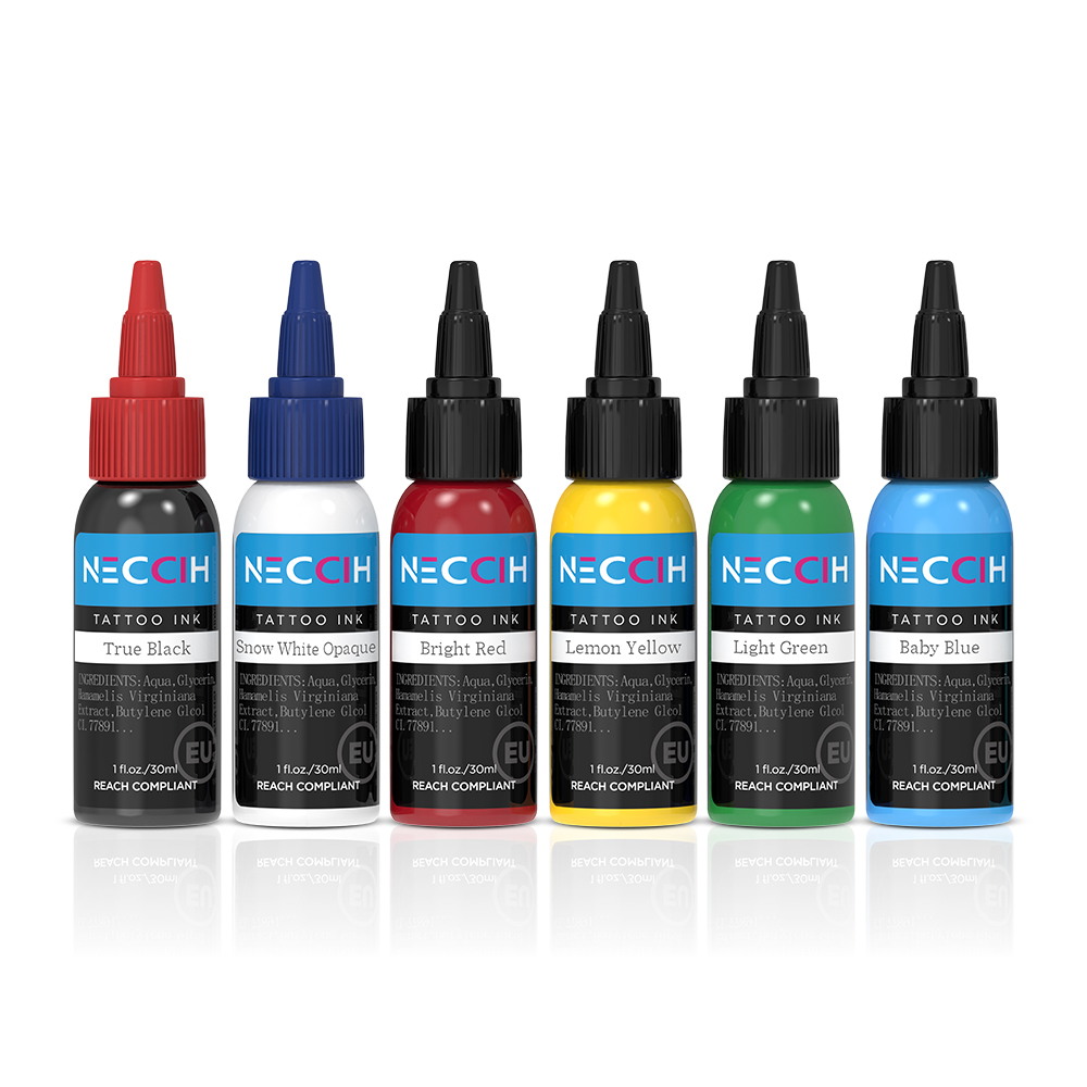 Tattoo Ink Set 6 Bottles (1 Oz - White Toner Transfer Paper review and price