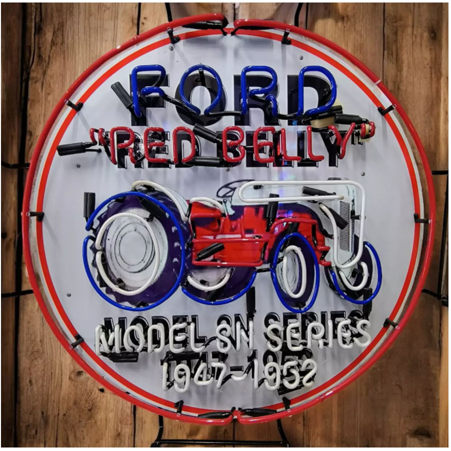 For Red Belly Neon Sign Tracto - Commercial Glass Printing review and price