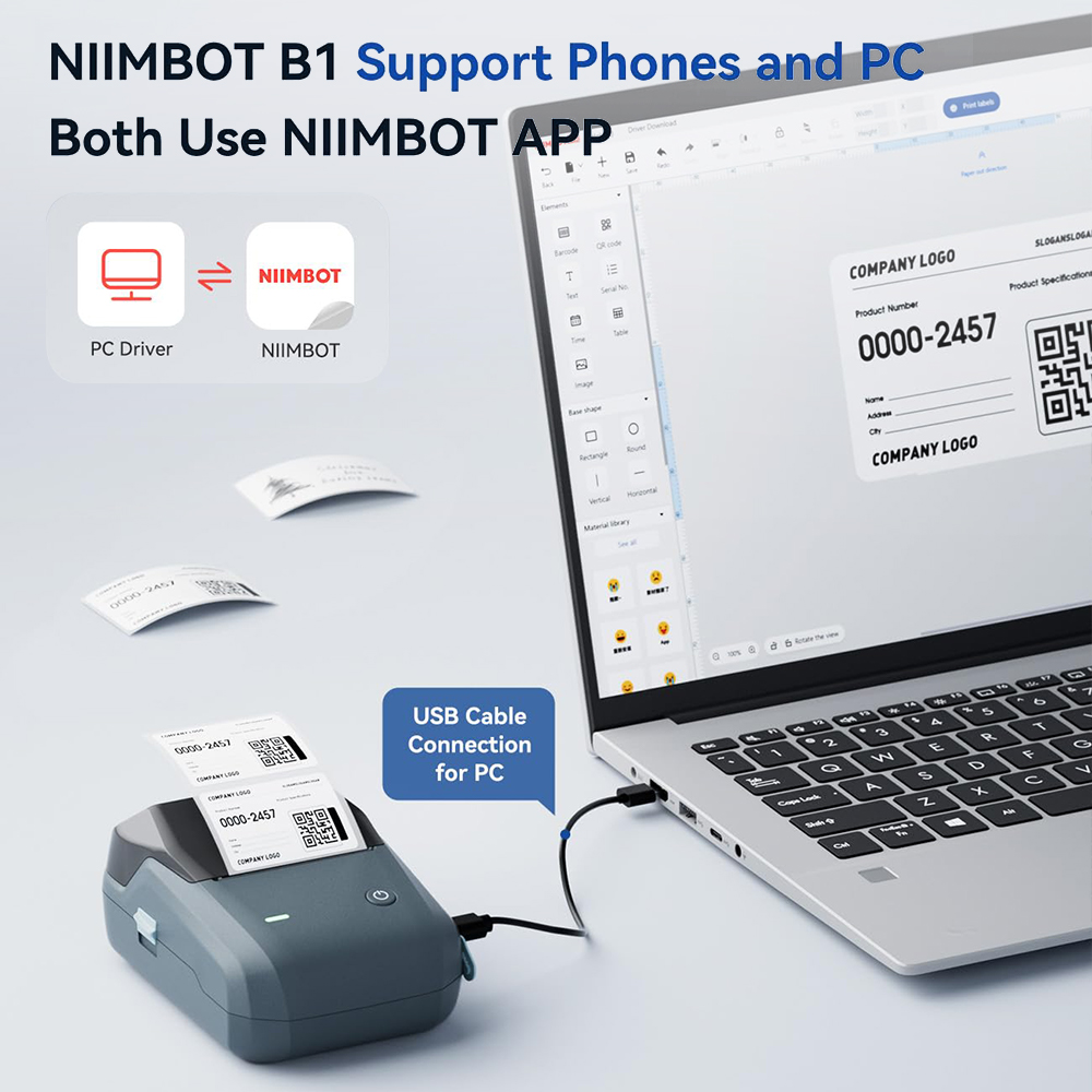 NIIMBOT B1 Portable Thermal Pr - Commercial Printing Network review and price